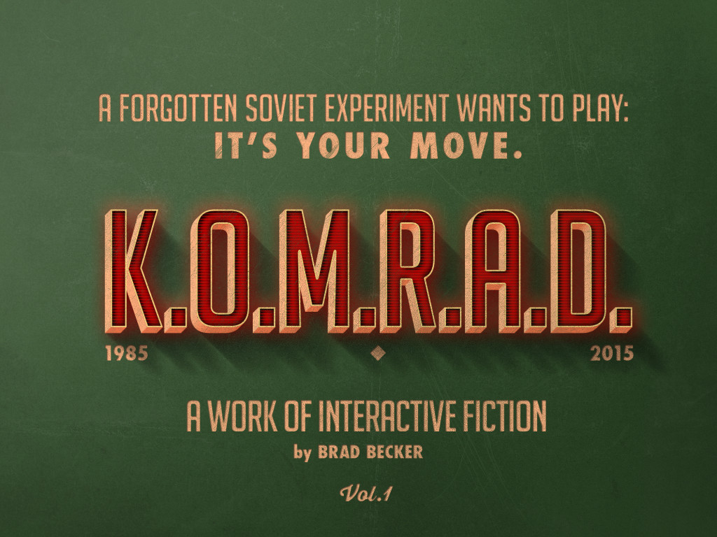 A forgotten soviet experiment wants to play: it's your move.